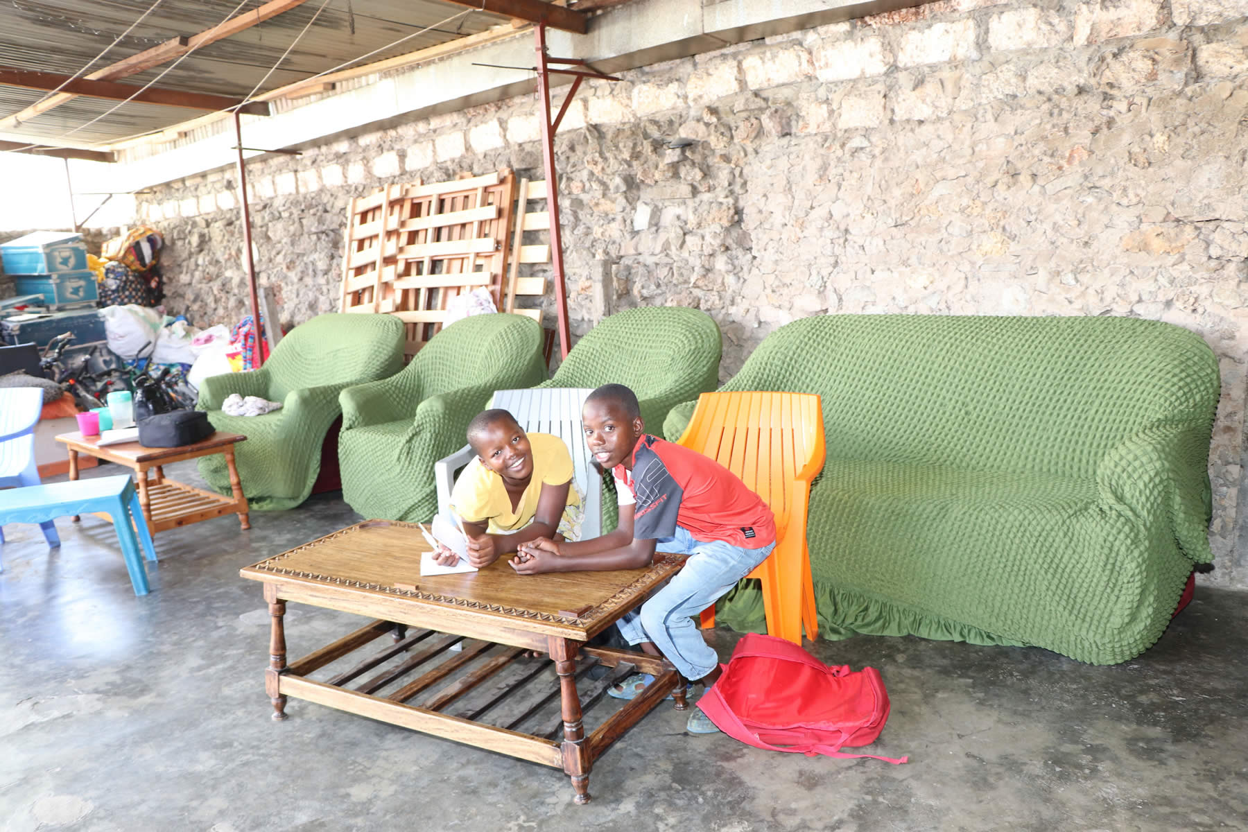 Children at Cannan Children's Home Mombasa